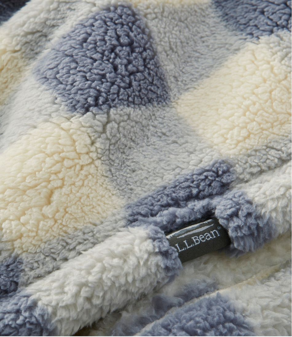 Plaid Cozy Sherpa Wearable Throw