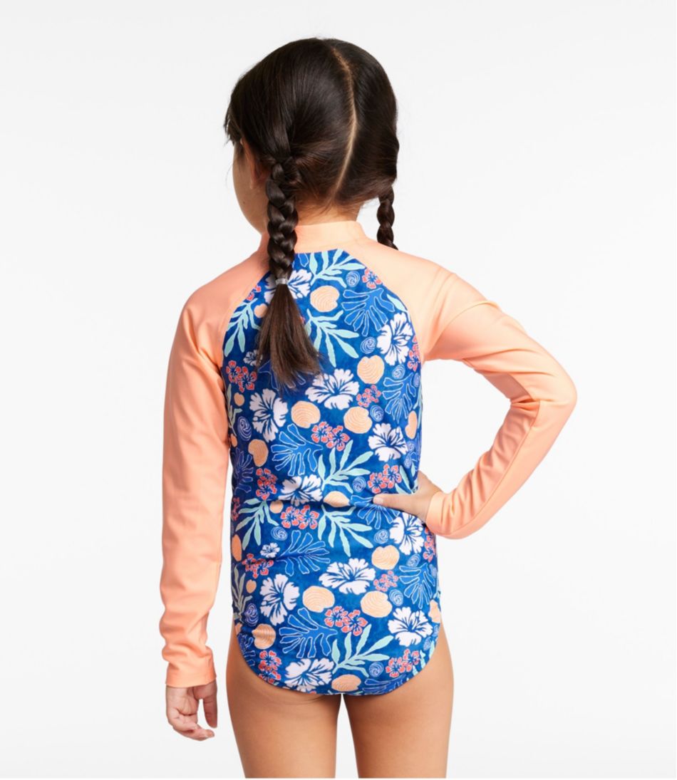 Rashguard One-Piece Girls' Watersports Swimwear