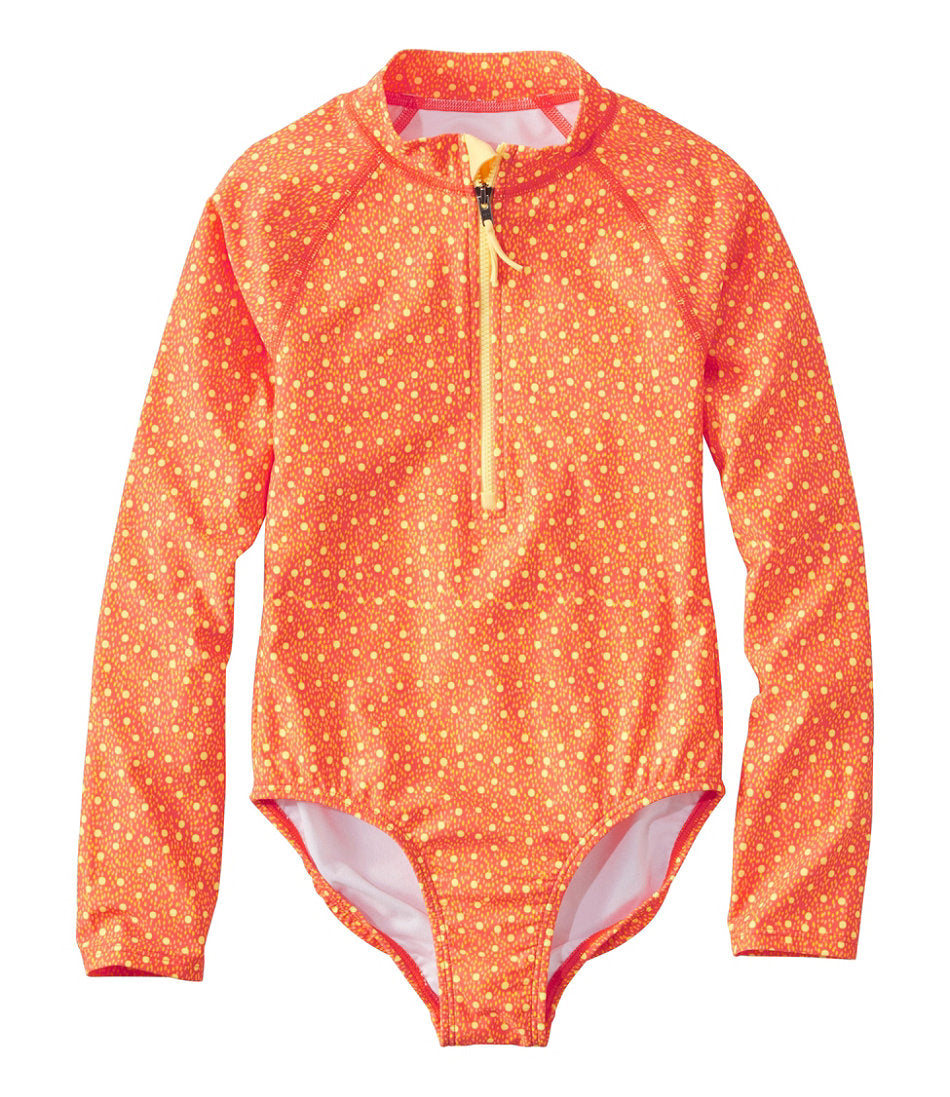 Rashguard One-Piece Girls' Watersports Swimwear