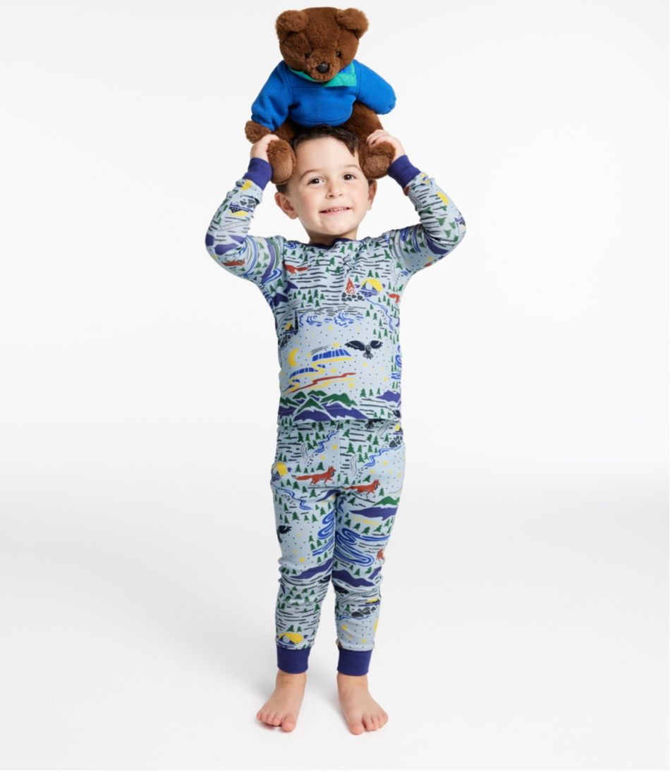 Toddlers' Organic Cotton Fitted Pajamas