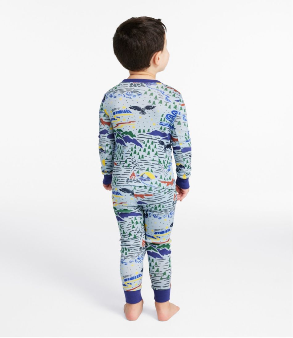 Toddlers' Organic Cotton Fitted Pajamas