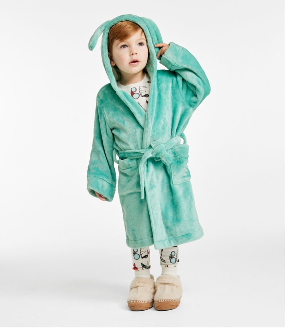 Toddlers' Cozy Animal Robe Hooded