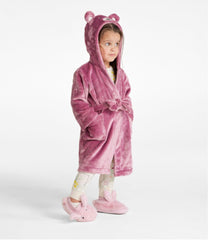 Toddlers' Cozy Animal Robe Hooded