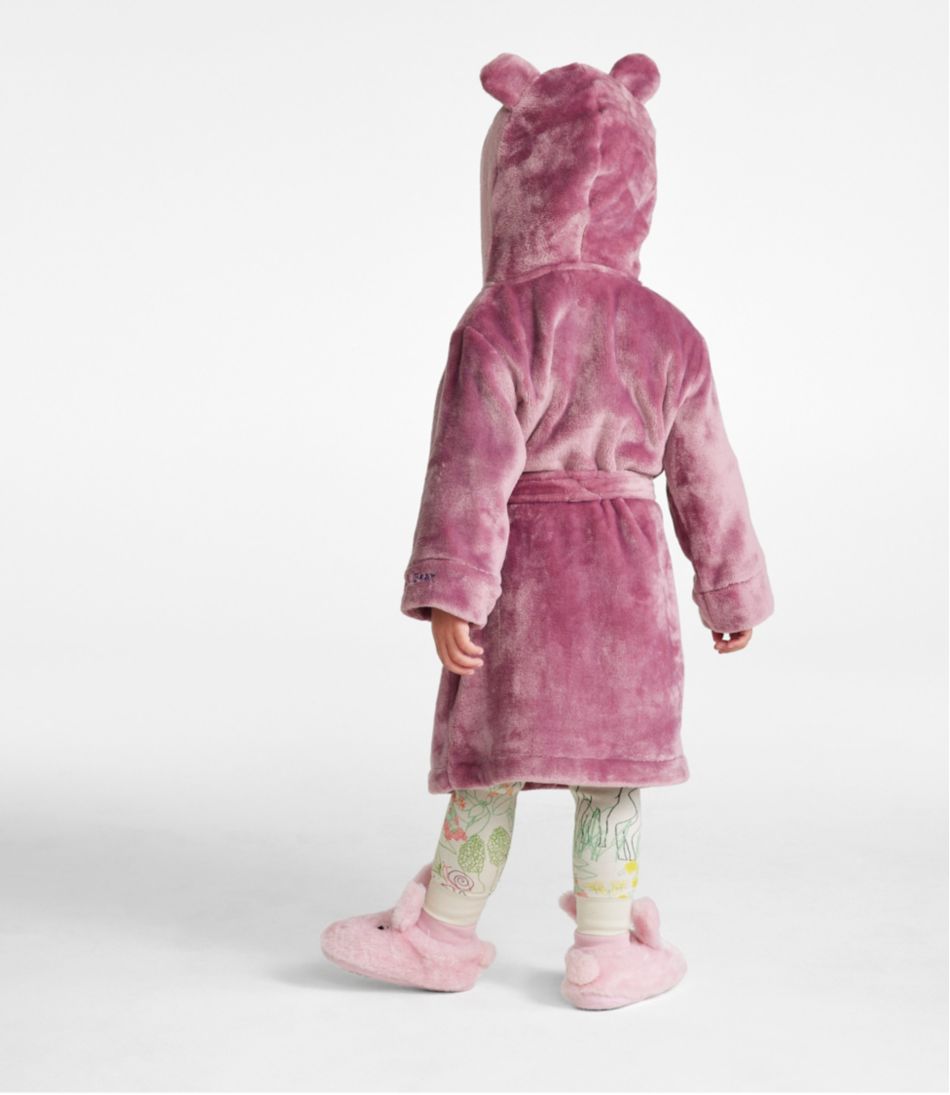 Toddlers' Cozy Animal Robe Hooded