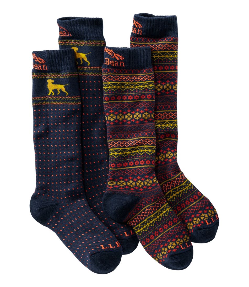 2-Pack Kids' Winter Snow Sports Socks