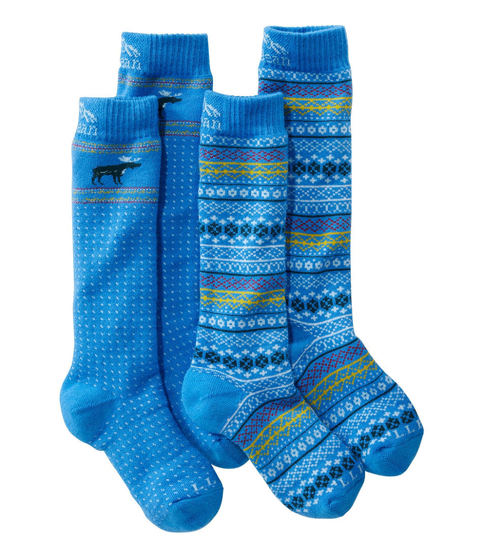 2-Pack Kids' Winter Snow Sports Socks