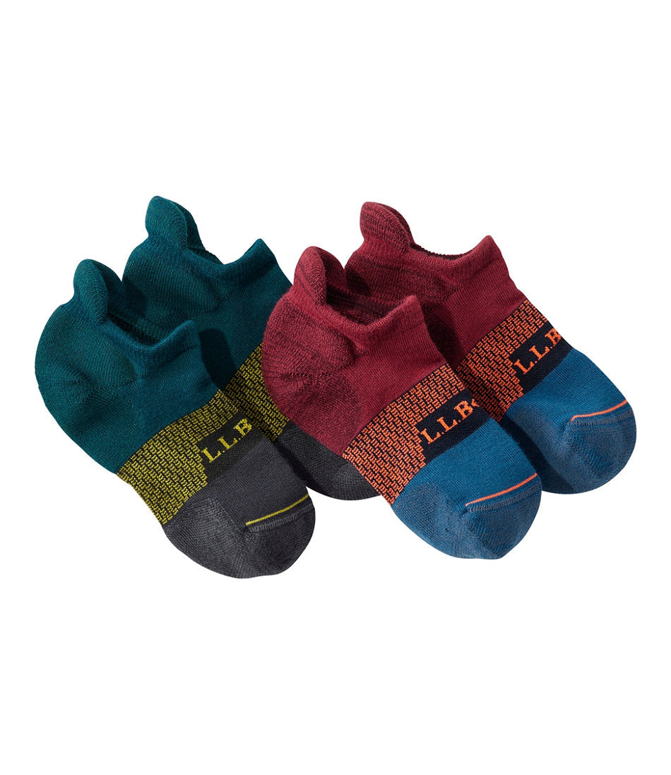 Kids' L.L.Bean Athletic Ankle Socks 2-Pack