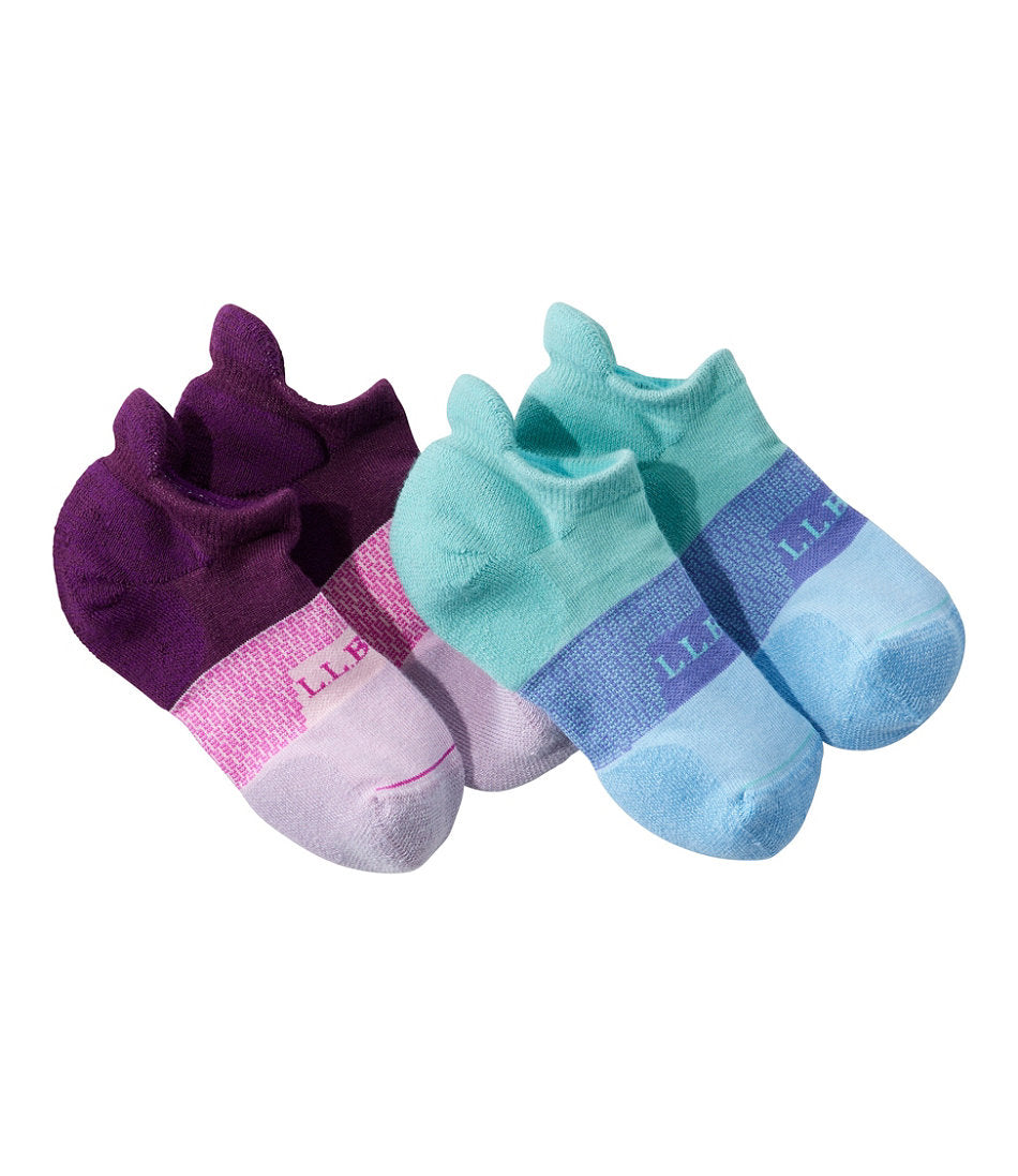 Kids' L.L.Bean Athletic Ankle Socks 2-Pack
