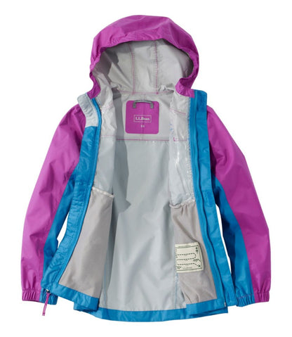 Kids' Trail Model Rain Jacket, Colorblock