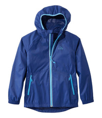 Kids' Wind and Rain Jacket Reflective Zipper