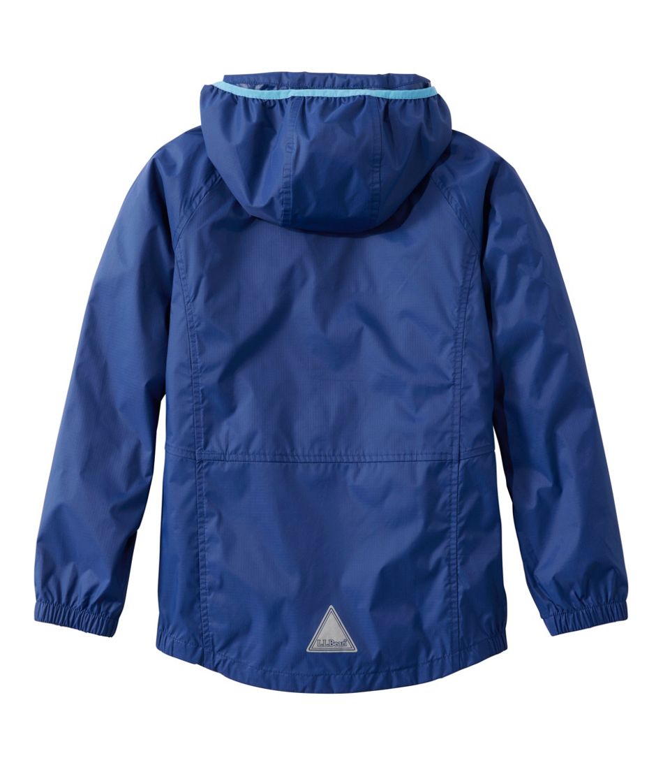 Kids' Wind and Rain Jacket Reflective Zipper