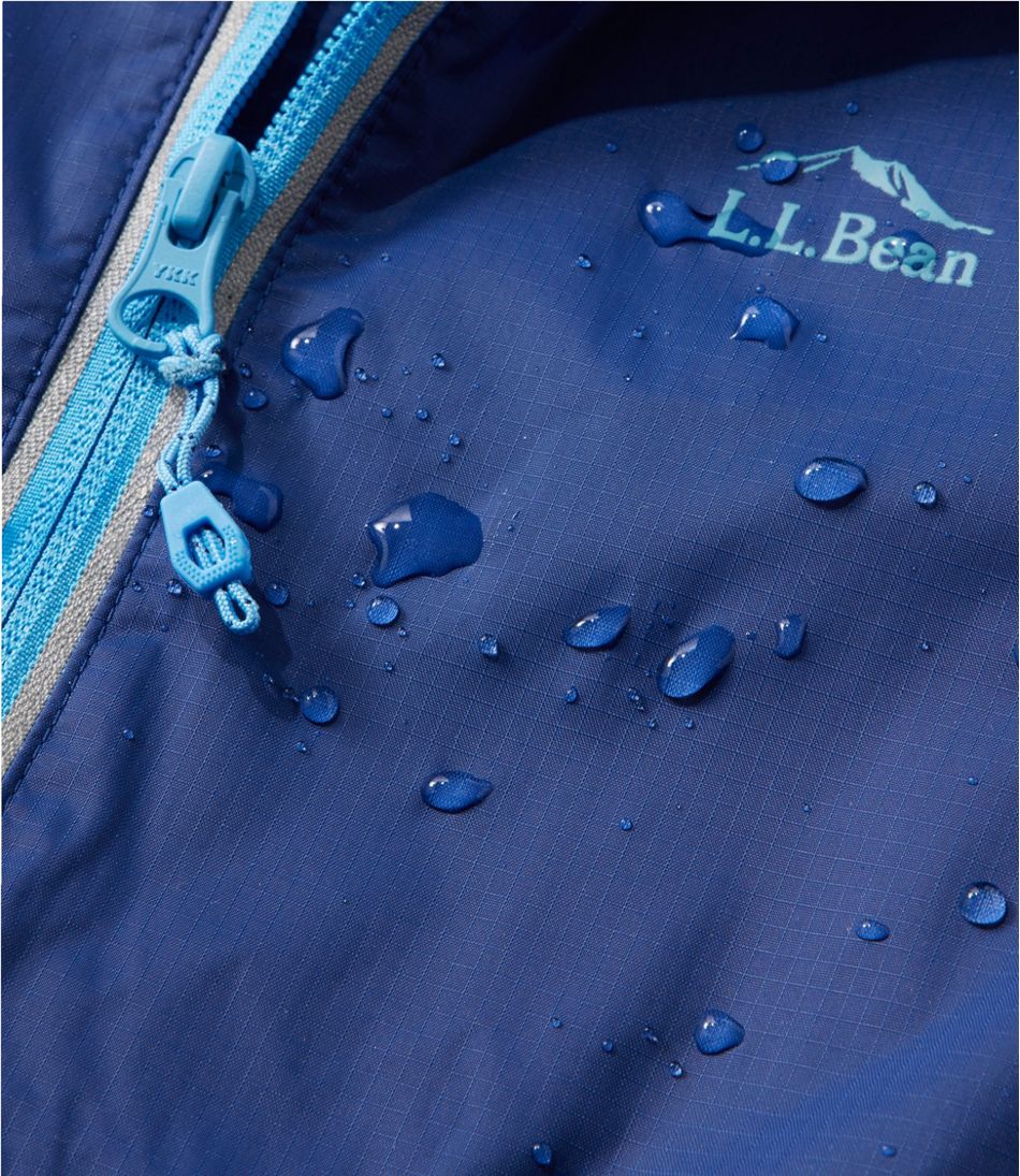 Kids' Wind and Rain Jacket Reflective Zipper