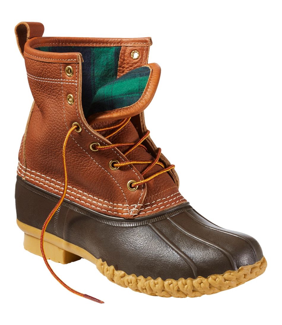 Women's Bean Boots 8" Flannel-Lined Insulated