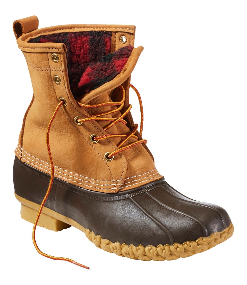 8" Fleece-Lined Insulated Women's Bean Boots