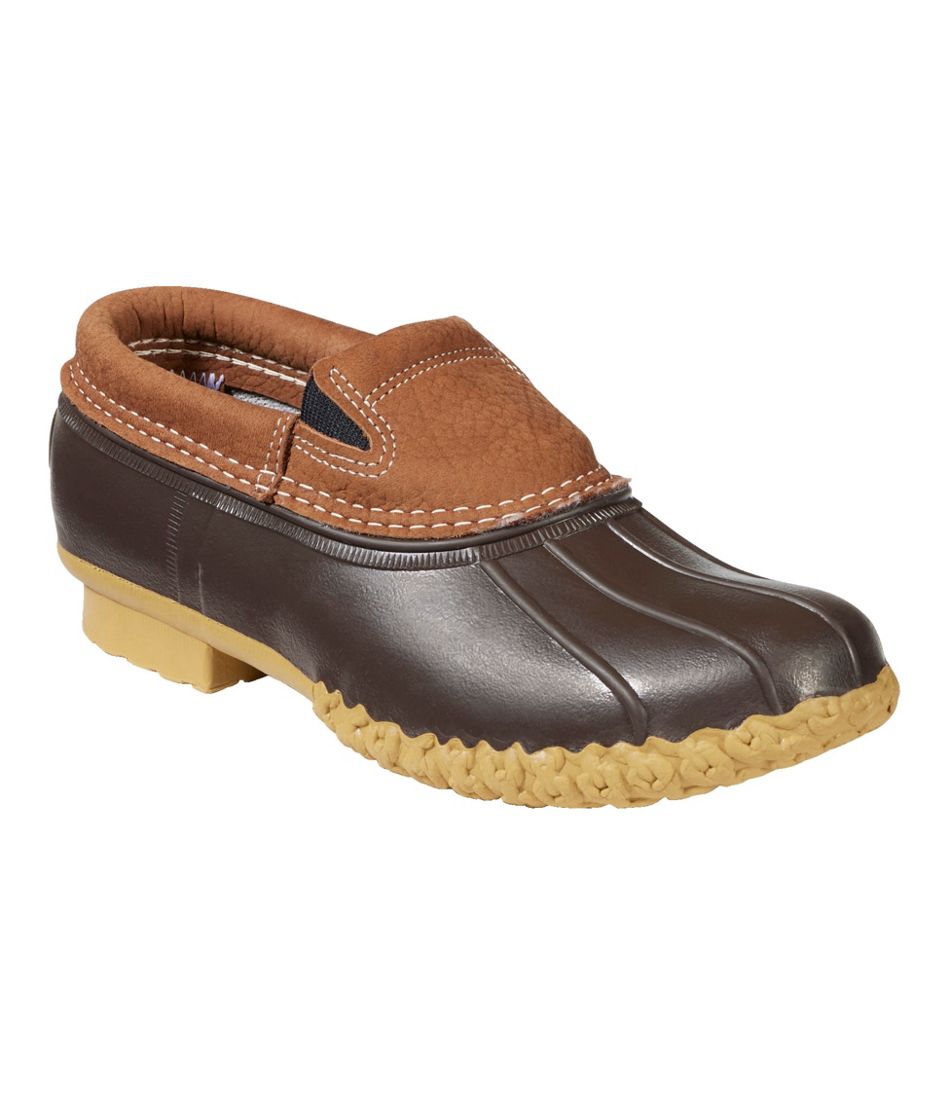 Slip-On Rubber Mocs Men's Bean Boots