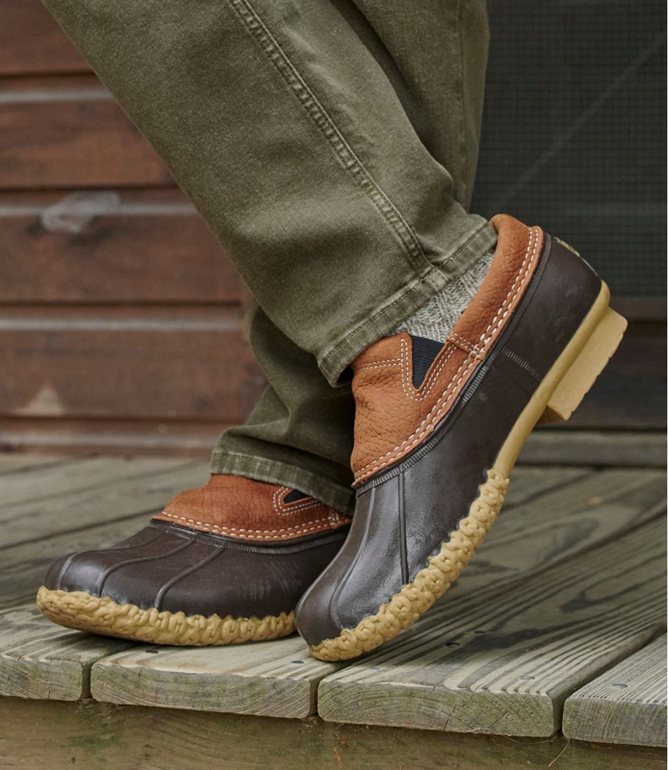 Slip-On Rubber Mocs Men's Bean Boots