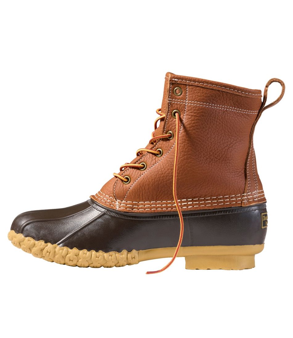 Men's Bean Boots 8" Flannel-Lined Insulated