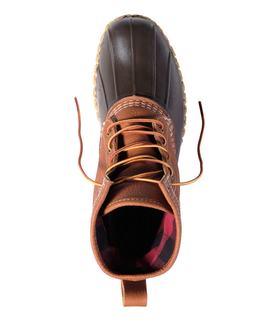 Men's Bean Boots 8" Flannel-Lined Insulated