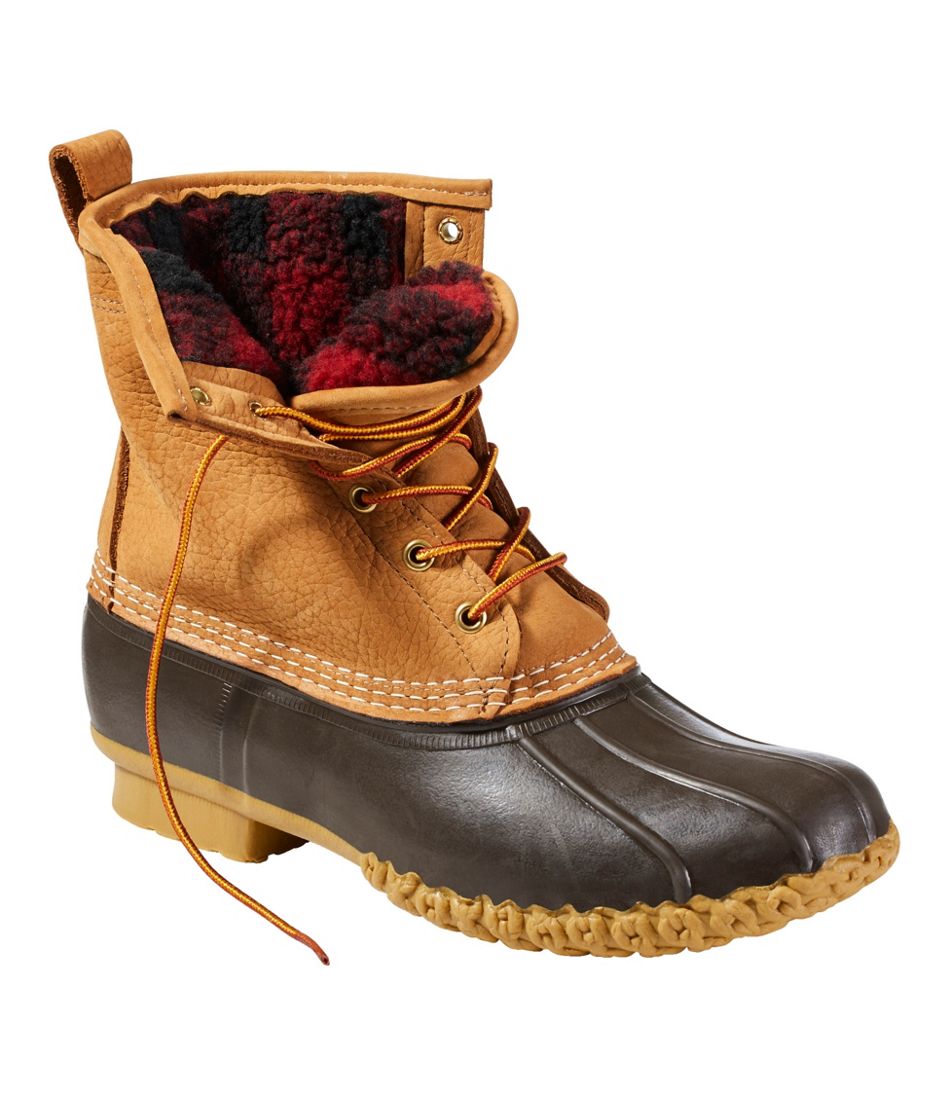 Men's Bean Boots 8" Fleece-Lined Insulated