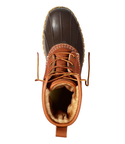 Men's Bean Boots, 8" Shearling-Lined Insulated