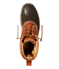 8" Shearling-Lined Insulated Men's Bean Boots