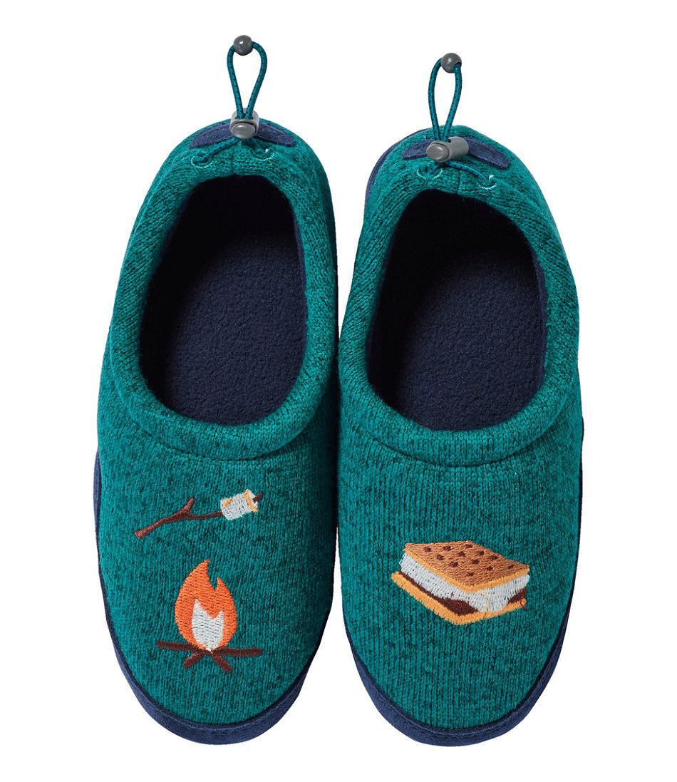 Kids' Sweater Fleece Slippers Motif