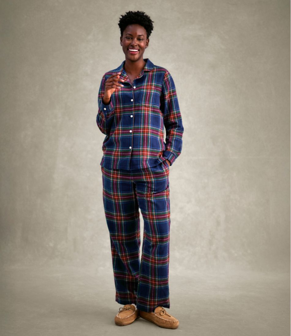 Women's Scotch Plaid Flannel Pajamas