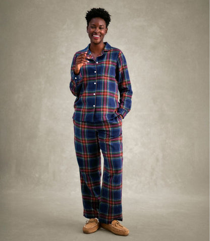 Women's Scotch Plaid Flannel Pajamas
