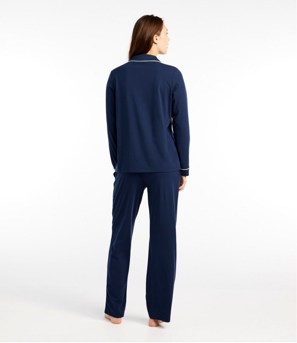 Women's Super-Soft Shrink-Free Pajama Set Button-Front