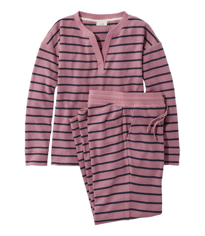 Women's Soft Waffle Sleep Set