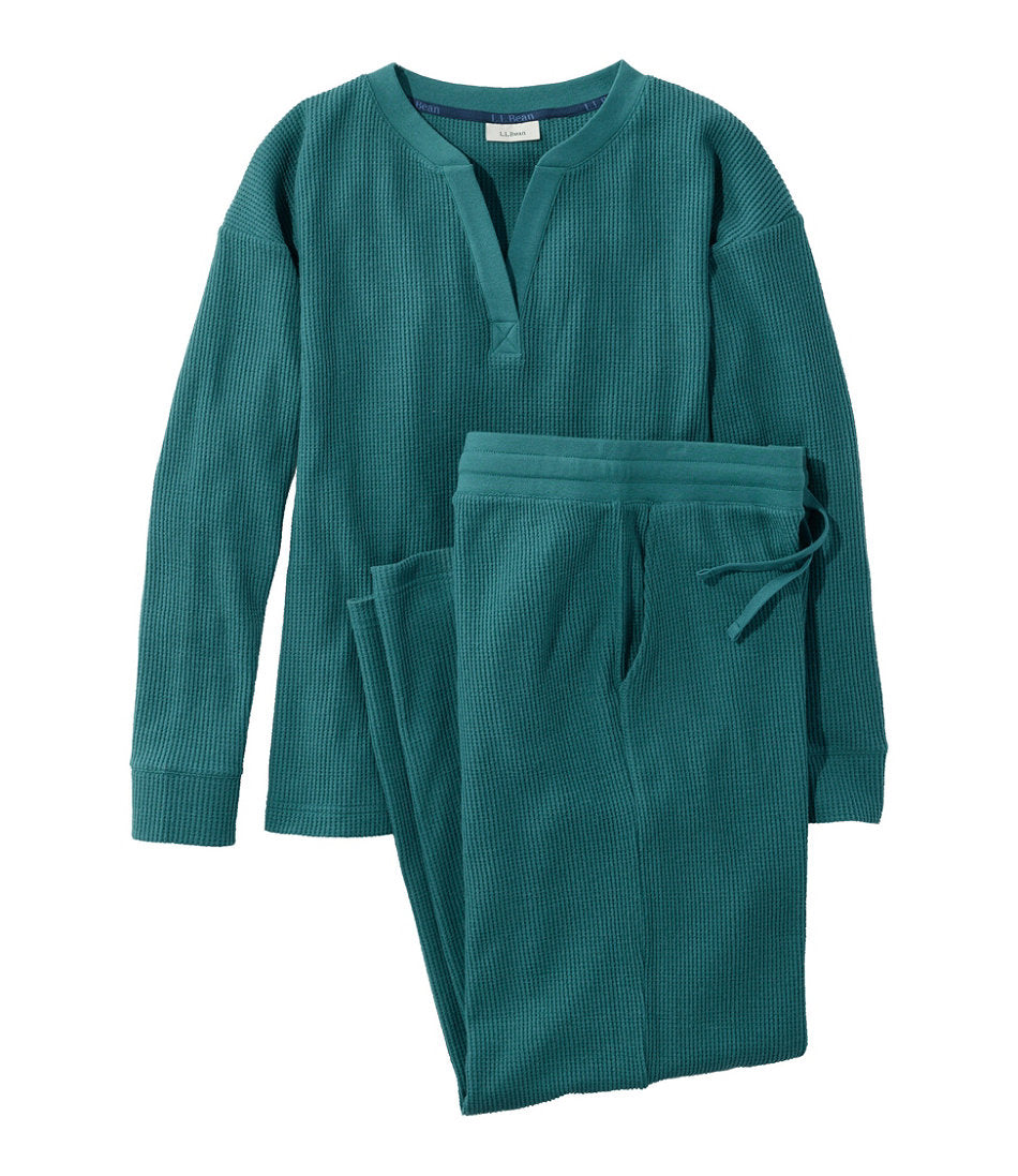Women's Soft Waffle Sleep Set