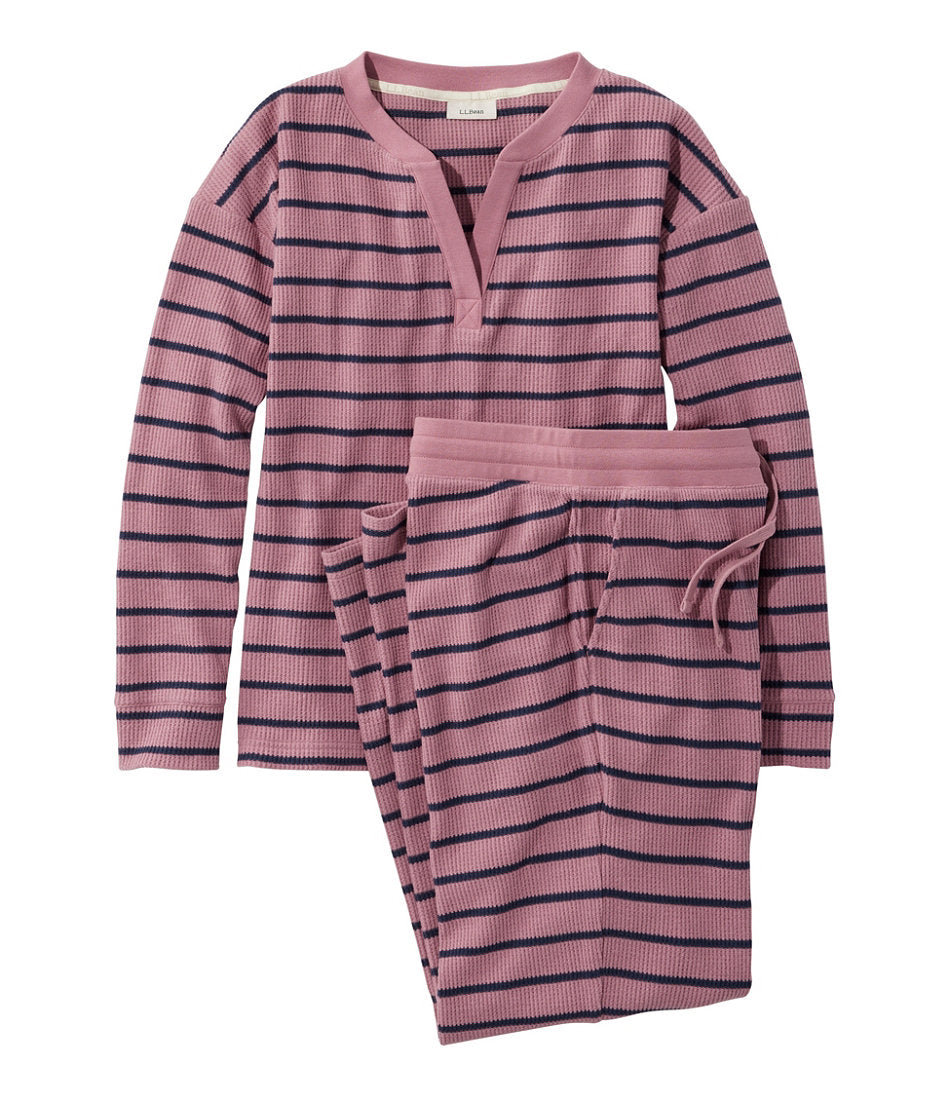 Women's Soft Waffle Sleep Set