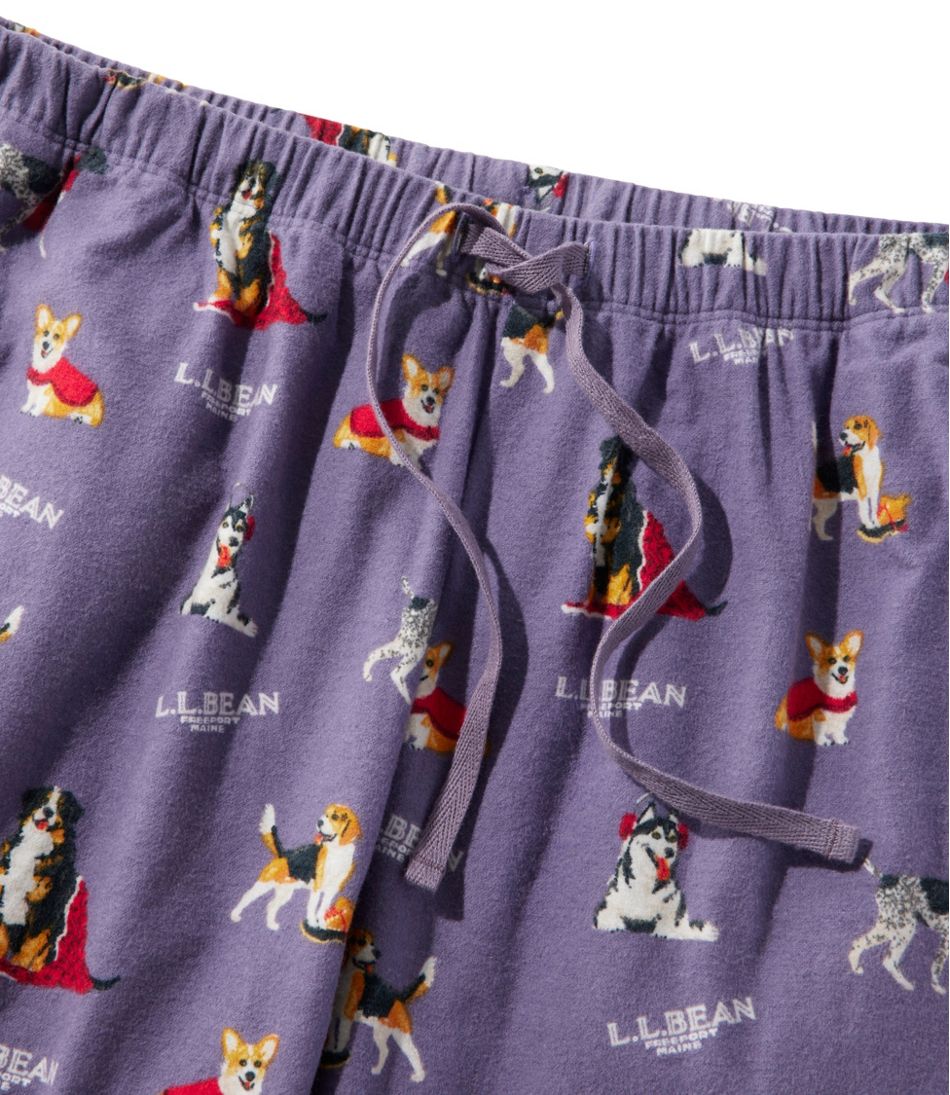 Women's L.L.Bean Flannel Sleep Pants, Print