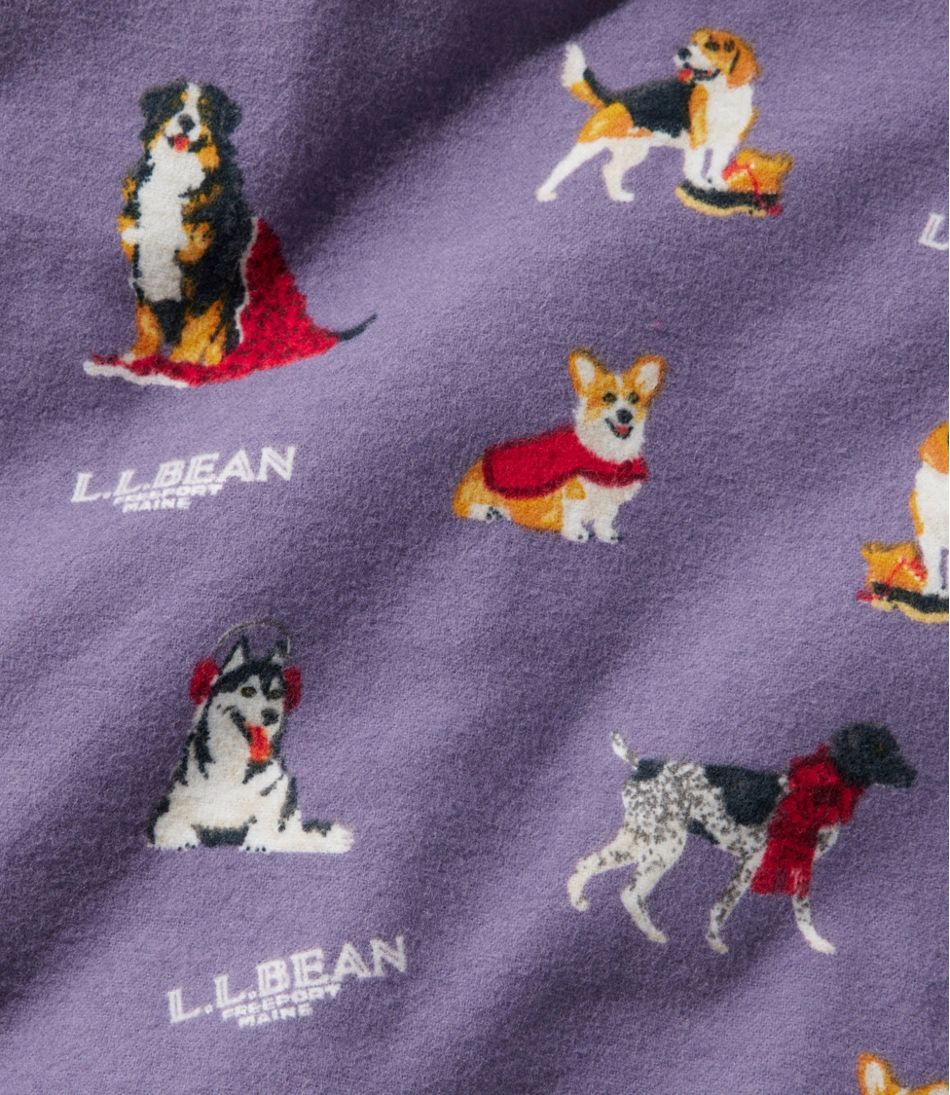 Women's L.L.Bean Flannel Sleep Pants, Print