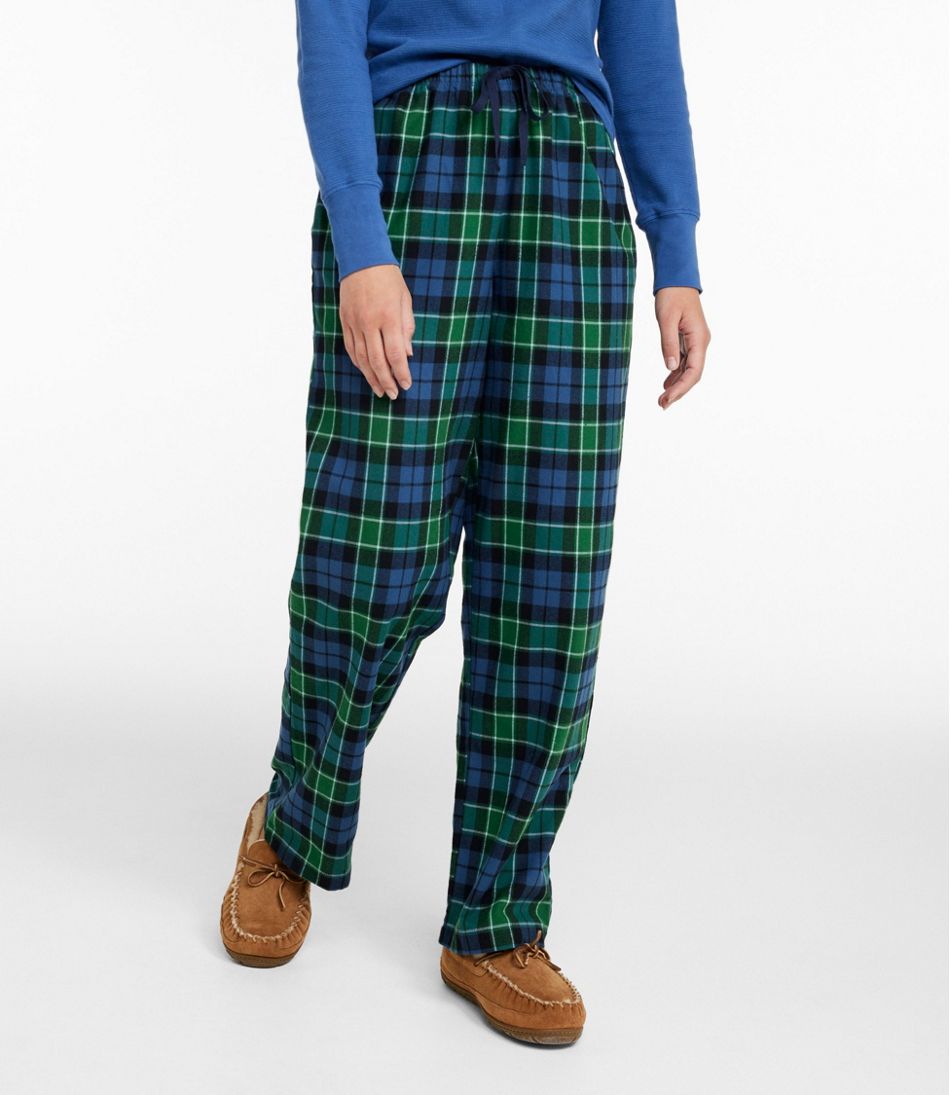 Women's L.L.Bean Flannel Sleep Pants Plaid