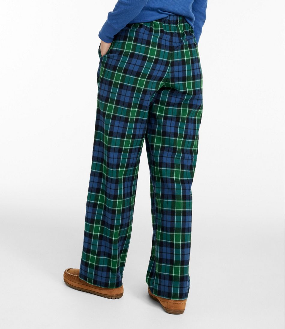 Women's L.L.Bean Flannel Sleep Pants Plaid