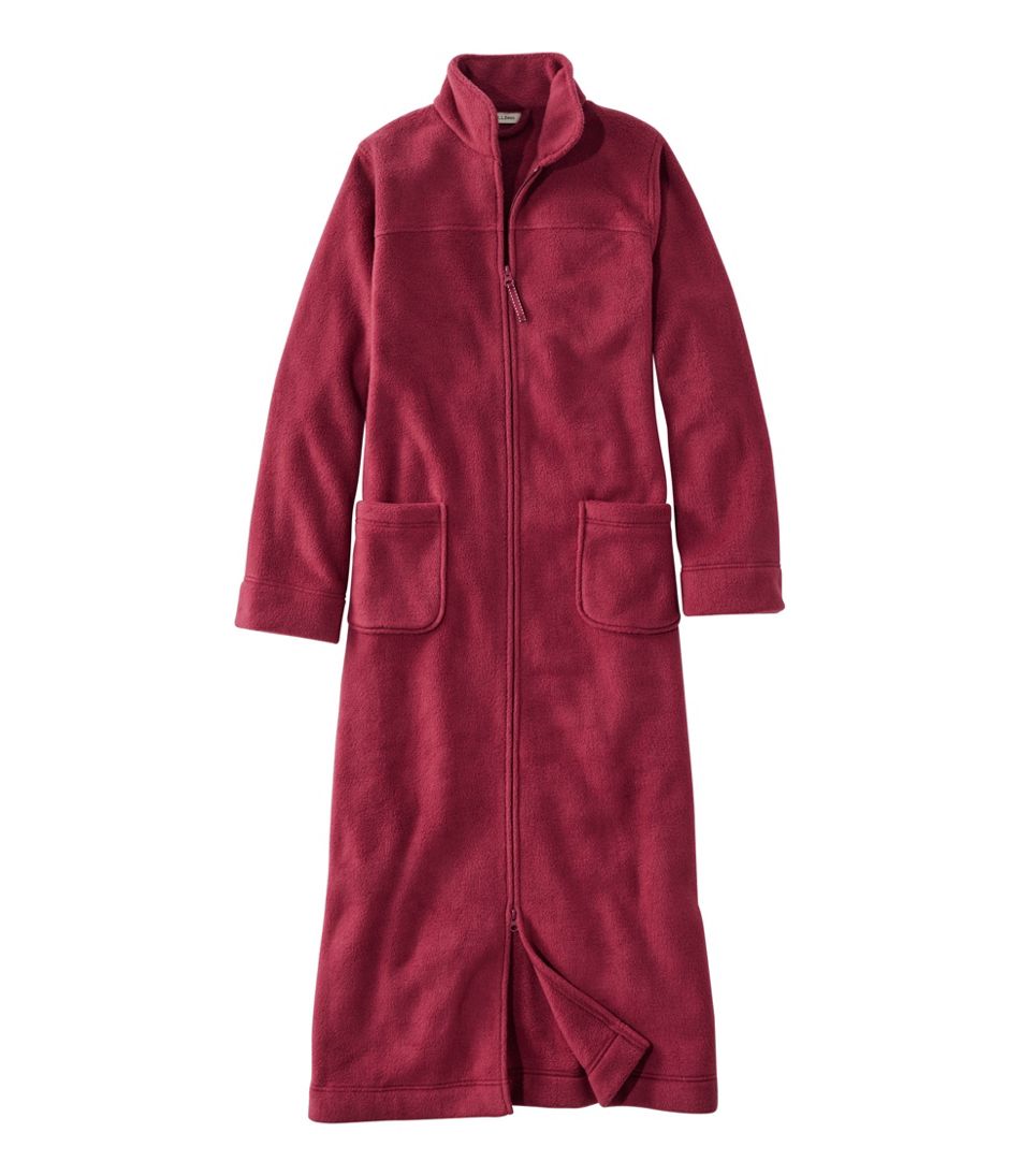 Zip-Front Women's Winter Fleece Robe