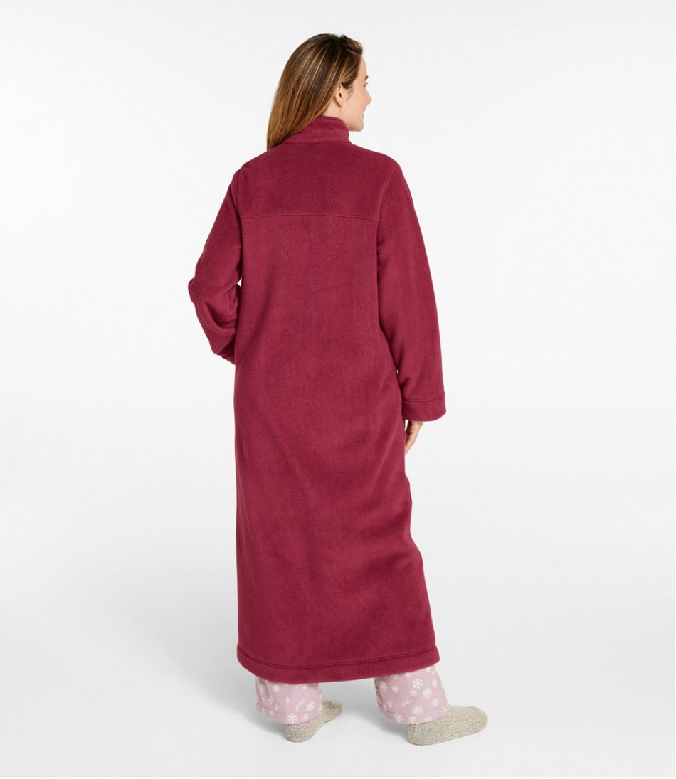 Zip-Front Women's Winter Fleece Robe