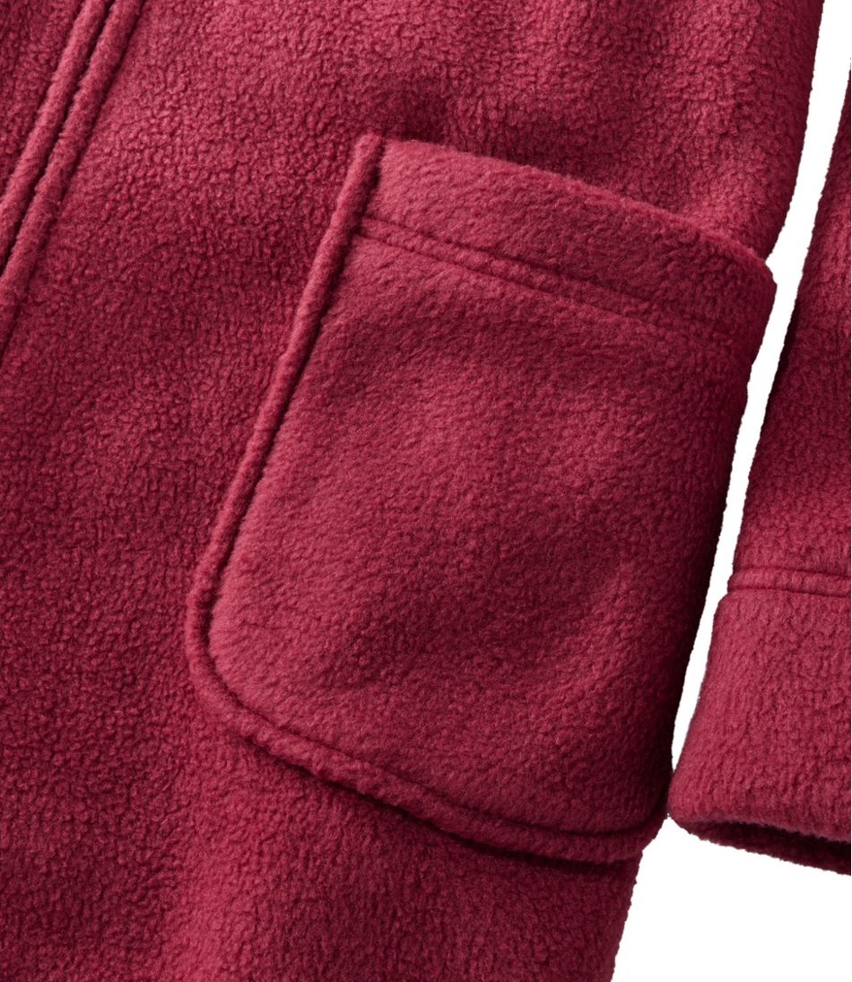 Zip-Front Women's Winter Fleece Robe