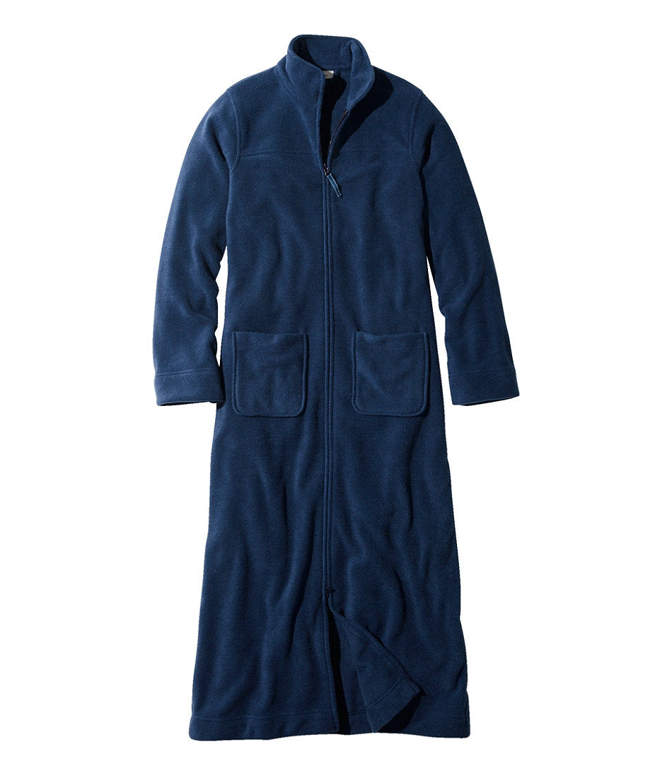 Zip-Front Women's Winter Fleece Robe
