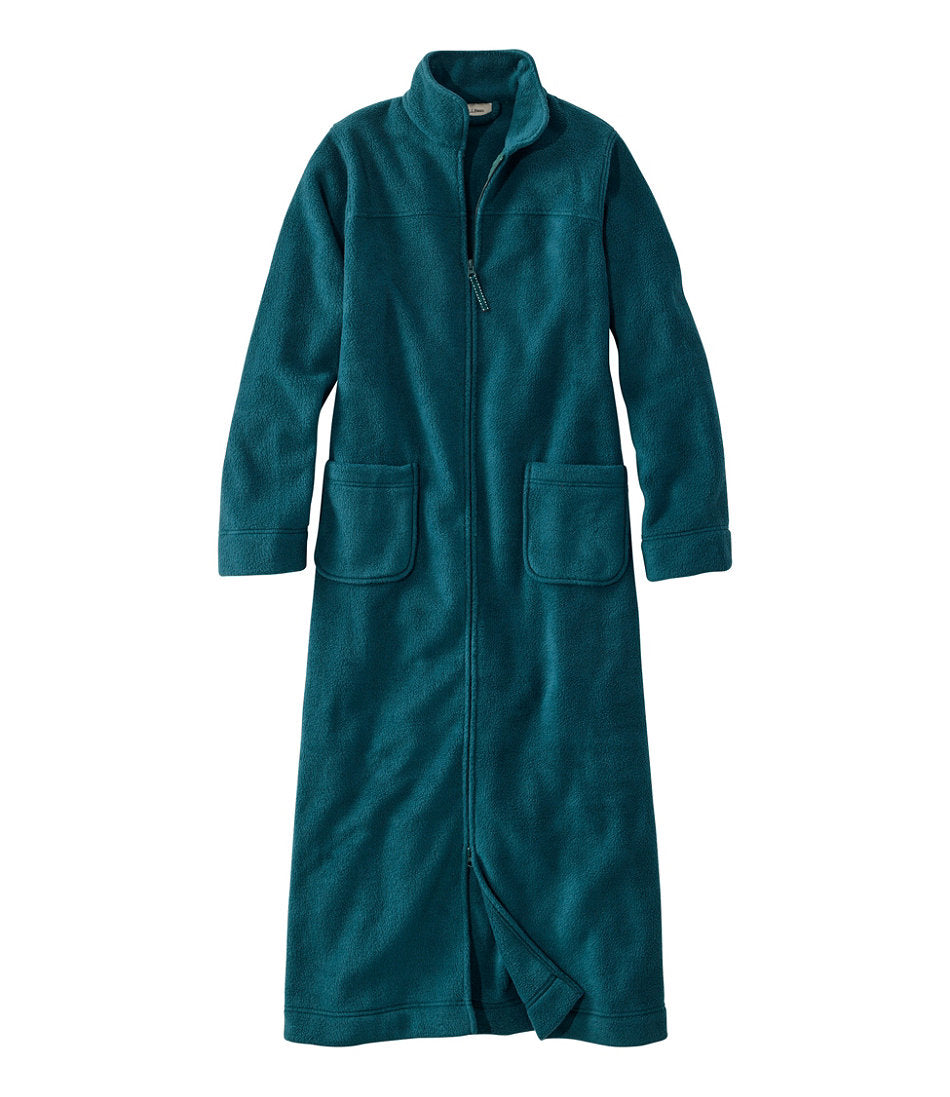Zip-Front Women's Winter Fleece Robe