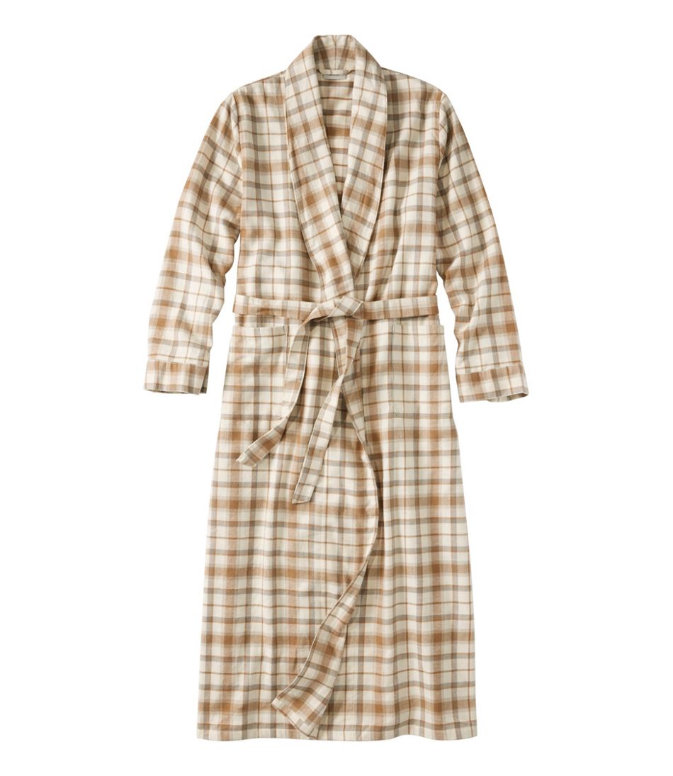 Women's Scotch Plaid Flannel Robe