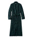 Women's Scotch Plaid Flannel Robe