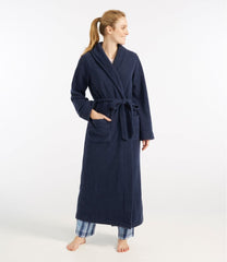 Women's Winter Fleece Robe Wrap-Front