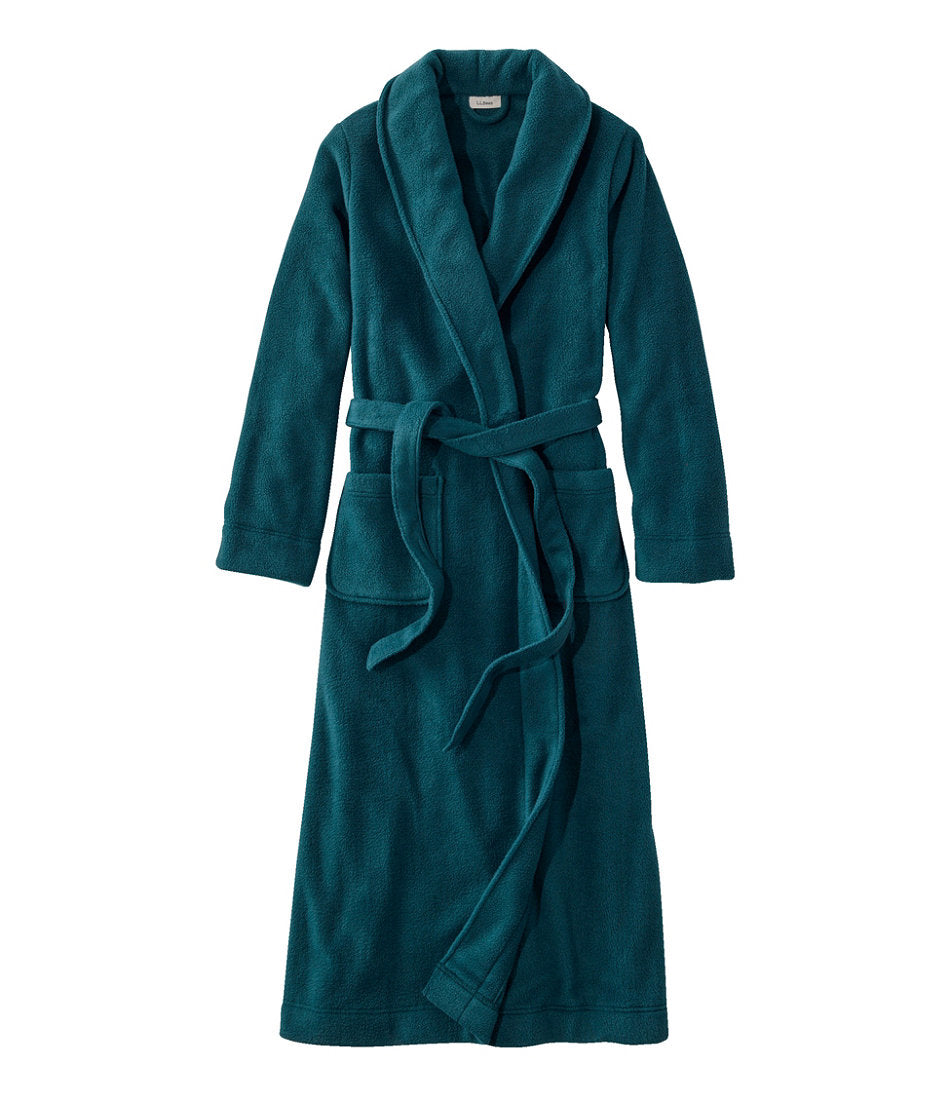 Women's Winter Fleece Robe Wrap-Front