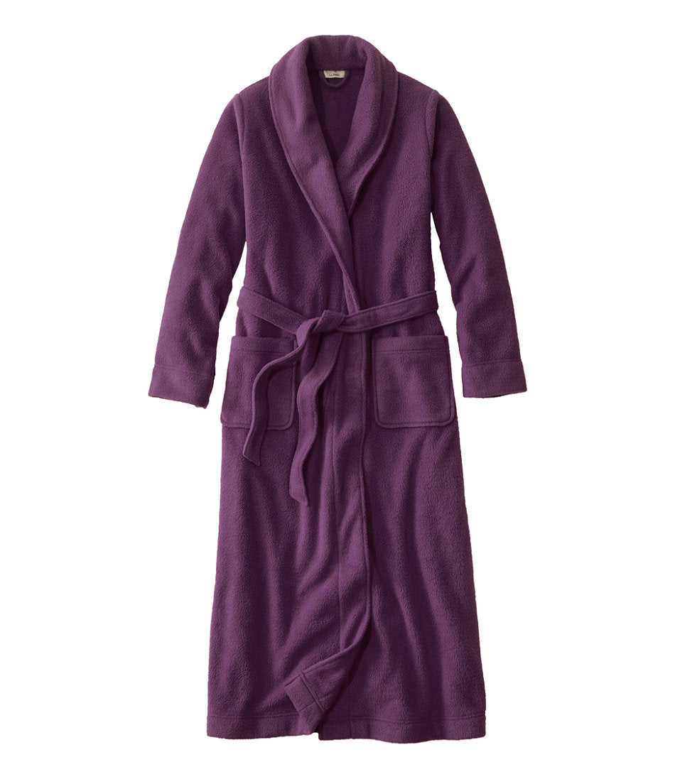 Women's Winter Fleece Robe Wrap-Front