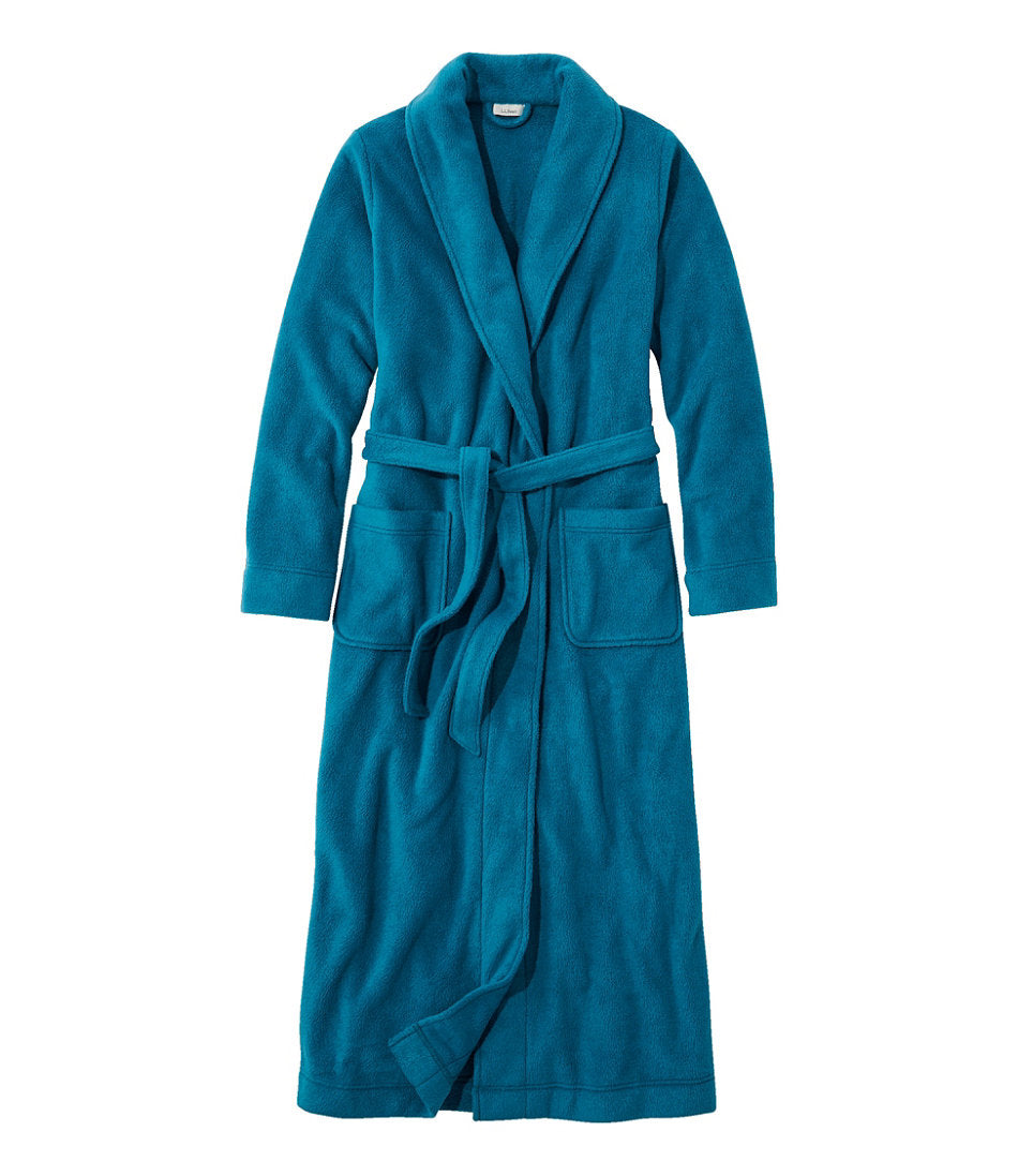 Women's Winter Fleece Robe Wrap-Front
