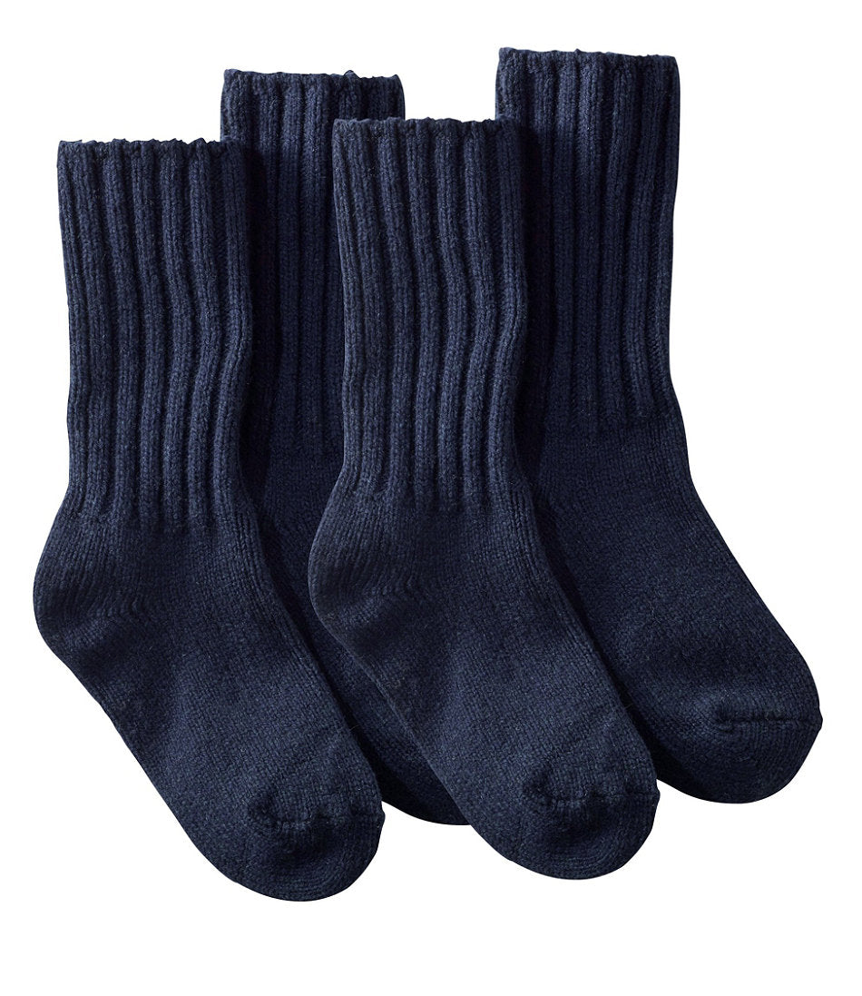 Adults' Merino Wool Ragg Socks 10" 2-Pack