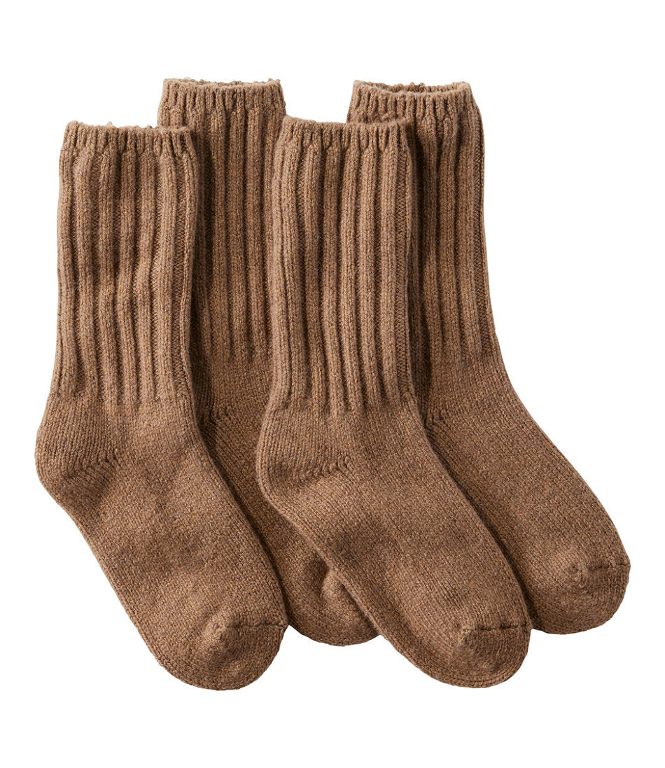 Adults' Merino Wool Ragg Socks 10" 2-Pack
