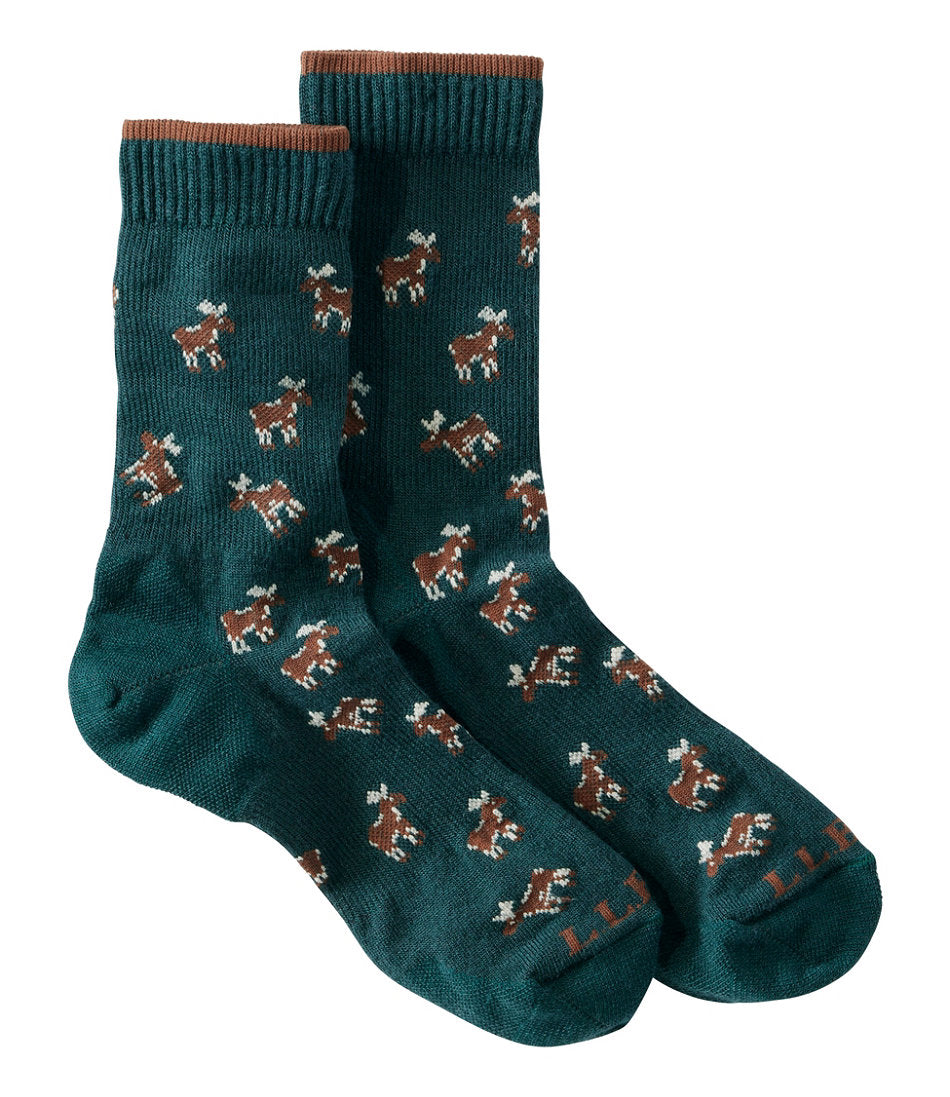 Adults' L.L.Bean Maine Motif Socks